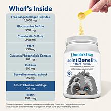 Joint Benefits for Dogs UC-II - 60 servings