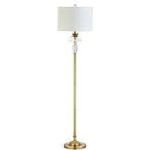 Jonathan Y Adalyn 61"   Crystal and Brass LED Floor Lamp