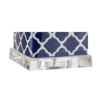 JONATHAN Y Blue and White Clarke 23" Chinoiserie LED Table Lamp