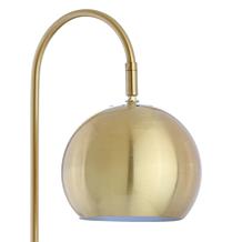 JONATHAN Y Brass Gold & White Stephen 23.5" Metal & Marble Table Lamp