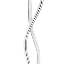 JONATHAN Y Chrome Cairo 26.25" LED Integrated Table Lamp
