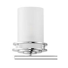Jonathan Y Chrome Fairfax Metal/Glass Glam Vanity Light 8.5x23x7