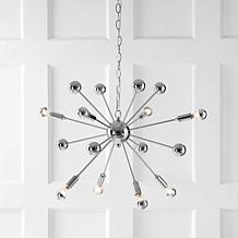 JONATHAN Y Chrome Glenn 22.5" 8-Light Metal Sputnik-style Chandelier