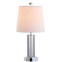JONATHAN Y Chrome Lillian 18" Metal Mini LED Table Lamp