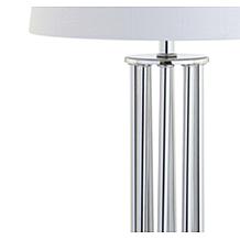 JONATHAN Y Chrome Lillian 18" Metal Mini LED Table Lamp
