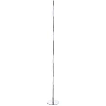 JONATHAN Y Chrome Pilar 63.75" LED Integrated Floor Lamp
