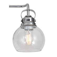 JONATHAN Y Chrome Shirley 34" 4-light Metal Bubbled Glass Vanity Light