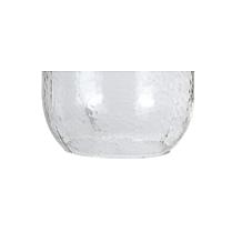 JONATHAN Y Clear and Brass Stevens 25.5" Glass LED Table Lamp