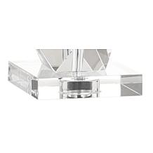 JONATHAN Y Clear Sofia 26" Crystal LED Table Lamp