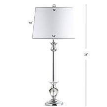 Jonathan Y Elizabeth 33"   Crystal and Chrome LED Table Lamp 2-pack