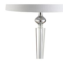 Jonathan Y Foster 28.25" Crystal and Chrome LED Table Lamp