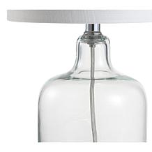 Jonathan Y Gemma 19" Glass Bell LED Table Lamp