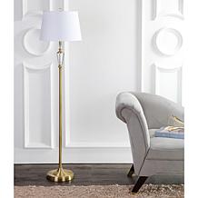 Jonathan Y Harper 61"   Crystal and Brass LED Floor Lamp