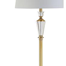 Jonathan Y Harper 61"   Crystal and Brass LED Floor Lamp