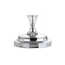 Jonathan Y Madison 27.5" Crystal and Chrome Pair of LED Table Lamps