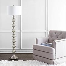 JONATHAN Y Mercury Silver Oslo 60.5" Glass Metal LED Floor Lamp