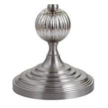 JONATHAN Y Mercury Silver Oslo 60.5" Glass Metal LED Floor Lamp