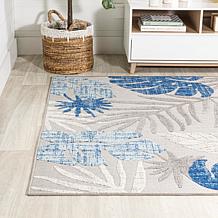 JONATHAN Y Monstera High-Low Indoor/Outdoor 8' x 10' Rug