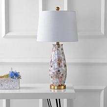 JONATHAN Y Natural Jocelyn 28" Seashell LED Table Lamp