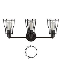 JONATHAN Y Oil Rubbed Bronze Florence 24" 3-light Metal Vanity Light