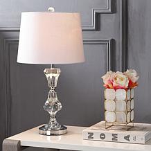 Jonathan Y Riley 24.75" Crystal LED Table Lamp