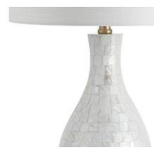 JONATHAN Y White Josephine 26.5" Seashell LED Table Lamp