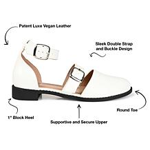 Journee Collection Womens Constance Wide Width Flat