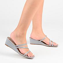 Journee Collection Womens Takarah Wedge Sandals