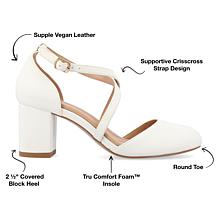Journee Collection Womens Tru Comfort Foam Wide Width Foster Pump