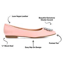 Journee Collection Women's Wide Width Renzo Flat