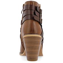 Journee Collection Womens Wide Width Strap Bootie