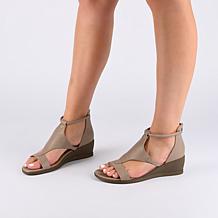 Journee Collection Womens Wide Width Trayle Sandal Wedge