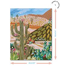 Journey of Something Cactus Valley Paint by Numbers Kit