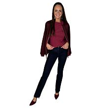 Joy CleanBoss Luxurious Faux Suede Reversible Bomber Jacket