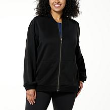 Joy CleanBoss Luxurious Faux Suede Reversible Bomber Jacket
