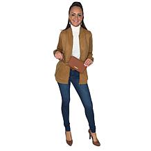Joy Luxe Leather Best Gift Ever Double Wallet Wristlet with RFID