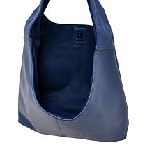 Joy Metallic Leather Hobo Slouch Bag with Wristlet