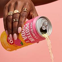 Joyburst 12-count Protein Soda MAX - Strawberry Lemonade