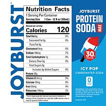Joyburst 12ct Protein Soda MAX - Icy Pop