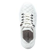 J/Slides NYC Aimee Quilted Leather Lace-Up Sneaker
