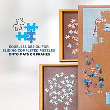 Jumbl 27” x 35” Wooden 1500-Piece Puzzle Table