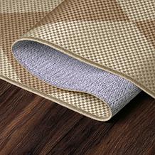 Jute Samara Diamond Natural 5'x7' Washable Rug
