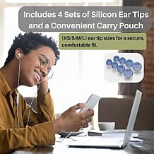 JVC USBC Wired HiRed Earbuds Headphones White