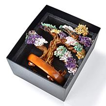 KALIFANO Gemstone Bonsai Tree of Life Sculpture