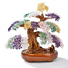 KALIFANO Gemstone Bonsai Tree of Life Sculpture