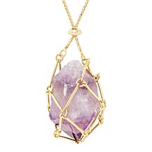 KALIFANO Interchangeable Gemstone Nugget Necklace Set