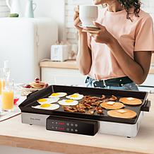 Kalorik MAXX 2-in-1 Electric Griddle with Double Cooktop