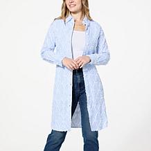 kathy ireland® Fashion 360 Angelina Belted Shacket Dress