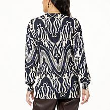 kathy ireland® Fashion 360 Maxima Printed Ikat Cardigan