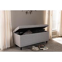 Kaylee Fabric Upholstered Button-Tufting Storage Ottoman Bench